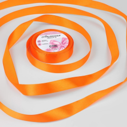 Изображение Лента атласная, 20 мм × 23 ± 1 м, цвет насыщенный зелёный