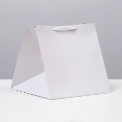 Пакет под торт, белый, 20 х 20 х 20 см Изображение Пакет под торт, белый, 20 х 20 х 20 см