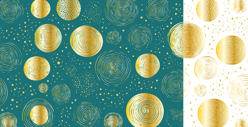 Изображение Конверт для денег (золотые круги)