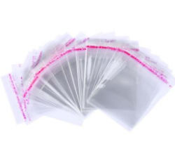 Изображение Пакетики 14*14 см с липким краем, 10 шт