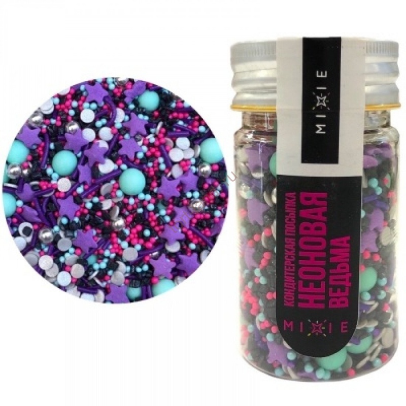 Изображение Посыпка MIXIE "Неоновая ведьма", 50 гр
