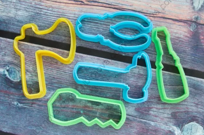 Изображение Набор вырубок "Инструменты" 5шт