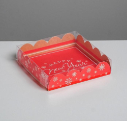 Коробка для пряников и печенья New story, 13 х 13 х 3 см Изображение Коробка для пряников и печенья New story, 13 х 13 х 3 см