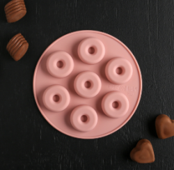 Изображение Молд «Пончики», 7 ячеек, 15,5×1,3 см