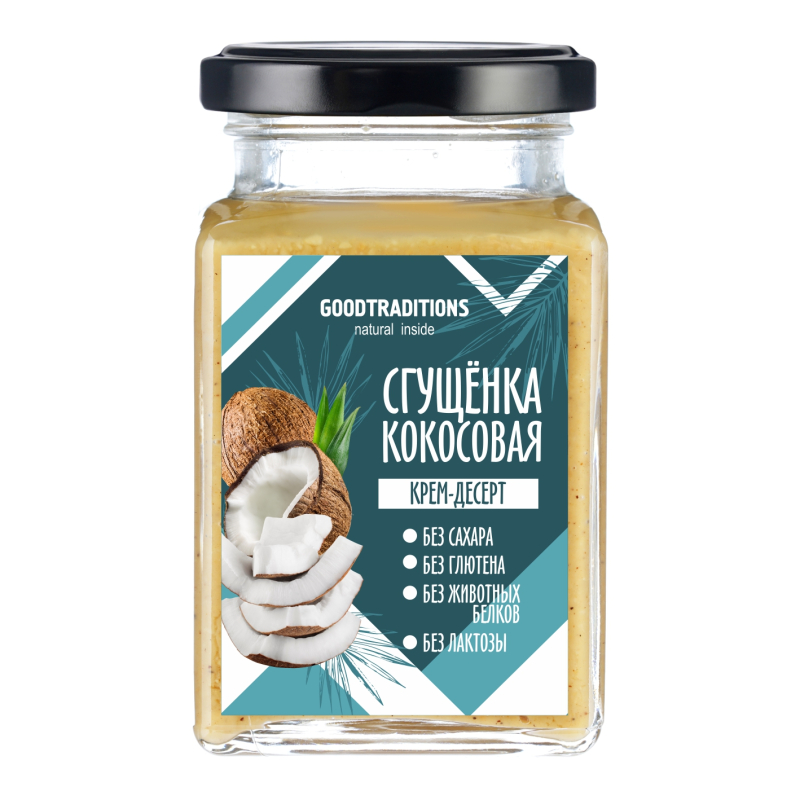 Сгущенка кокосовая, 270г Изображение Сгущенка кокосовая, 270г