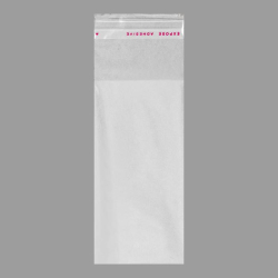 Изображение Пакетики с клеевым слоем, прозрачный 6 х 10/4 см, 10 шт