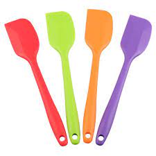 Изображение Лопатка силиконовая жаростойкая цвет в ассортименте, 21 см