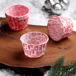 Капсулы для маффинов Ёлочные игрушки 5 х 4 см Изображение Капсулы для маффинов Ёлочные игрушки 5 х 4 см