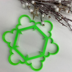 Изображение Вырубка для торта Снежинка, 24 см