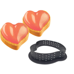 Сердце перфорированное для выпечки ТЕРМОПЛАСТИК 9*2 см Изображение Сердце перфорированное для выпечки ТЕРМОПЛАСТИК 9*2 см