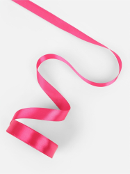Изображение Лента атласная, 20 мм, 23±1 м, ярко-розовая №28
