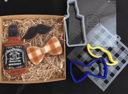 Изображение Вырубка "Бабочка к рубашке", 9 см