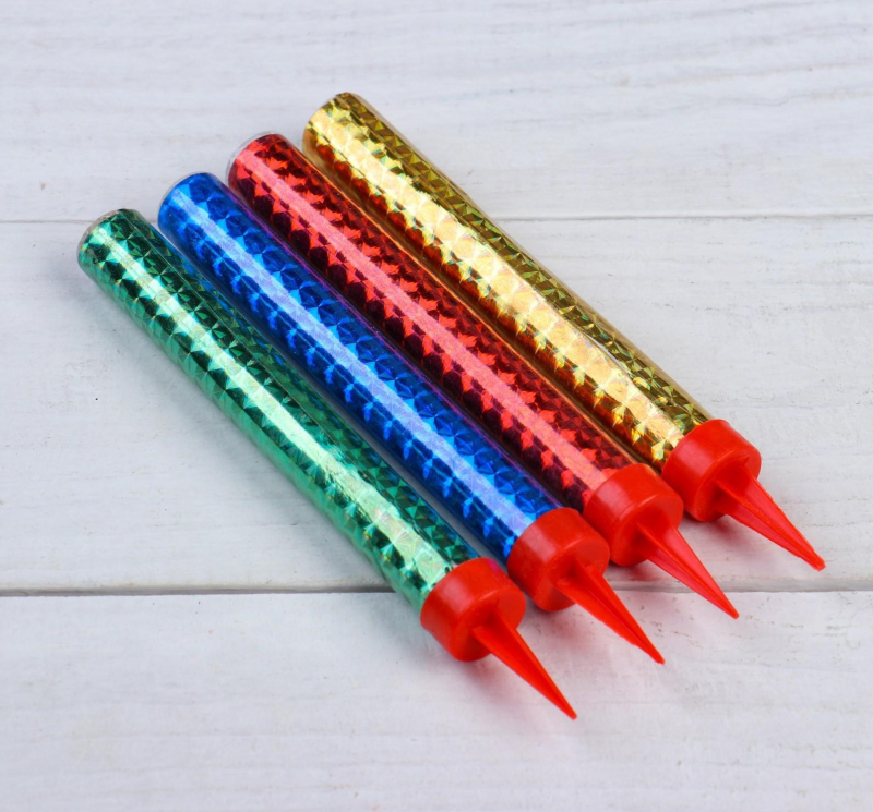 Изображение Набор свечей-фейеверков "Радужные", 4 шт