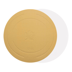 Изображение Подложка усиленная 3,2 мм золото-жемчуг, диаметр 23 см