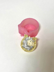 Изображение 3Д Молд Подкова с лошадкой, 3х3,5 см, ТМ Лавка Кондитера