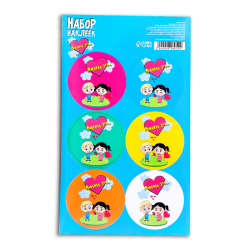 Наклейка для подарков "Любовь это...", 16×9.5 см Изображение Наклейка для подарков "Любовь это...", 16×9.5 см