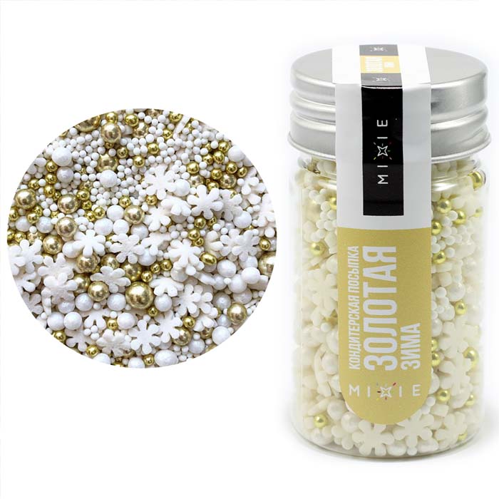 Изображение Посыпка MIXIE "Золотая зима", 50 гр.