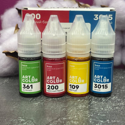 Изображение Набор красителей Art Color Base 4 цвета, 12 мл