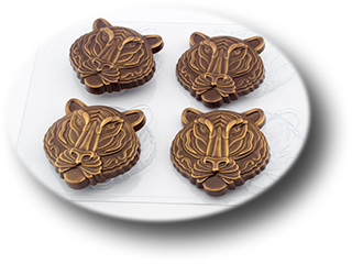 Изображение Форма пластиковая "Маска мудрость тигра"