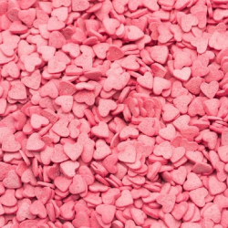Изображение Посыпка "Сердечки розовые мини", 50 гр