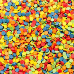 Изображение Посыпка конфетти яркие мини, 50 гр