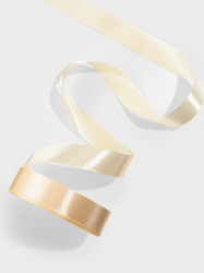 Изображение Лента атласная, 20 мм, 23±1 м, светло-бежевая №02