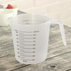 Изображение Кувшин мерный, 1 л, цвет прозрачный
