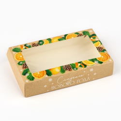 Изображение Коробка складная «Сладкого Нового года», 20 х 12 х 4 см