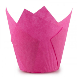 Изображение Капсула тюльпан ярко-розовая 5х8 см