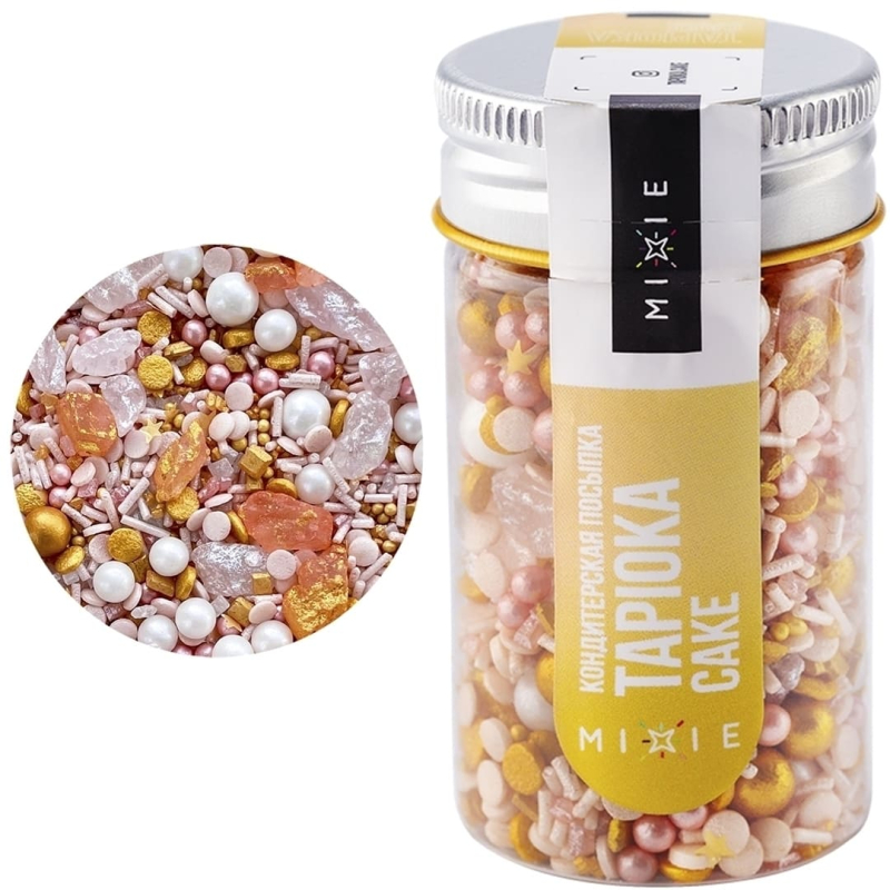 Посыпка MIXIE "Tapioka.cake" 50 г Изображение Посыпка MIXIE "Tapioka.cake" 50 г