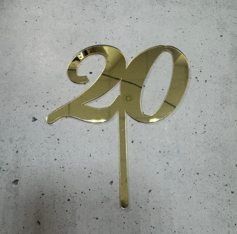 Изображение Топпер цифра 20 (Ц-13)