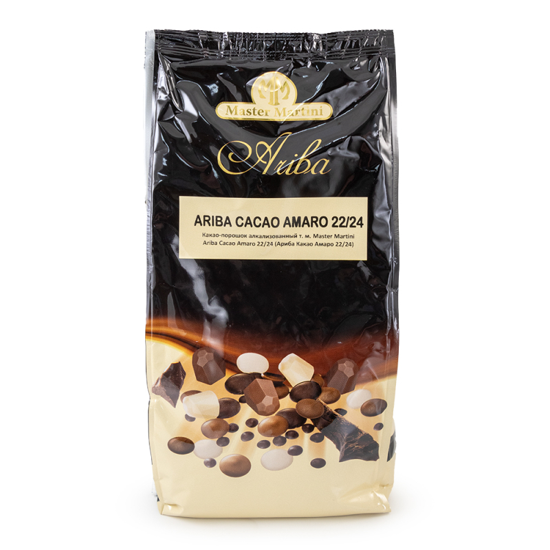 Изображение Какао-порошок алкализованный "Ariba Cacao Amaro" 22/24%, 100 гр