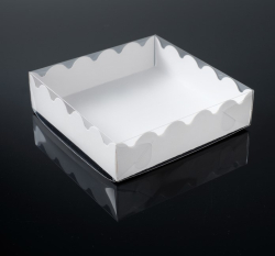 Изображение Коробка для пряников печенья 15 х 15 х 3 см, белая