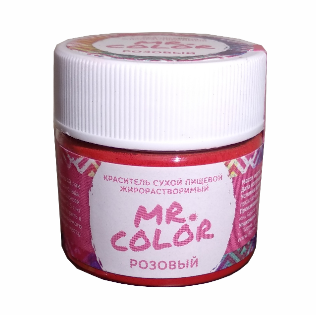 Изображение Краситель сухой жирорастворимый Mr.Flavor Розовый, 5 гр.