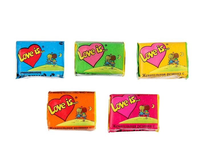 Жевательная резинка Love is, микс, 4.2 г Изображение Жевательная резинка Love is, микс, 4.2 г