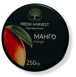 Изображение Пюре Манго Альфонсо Fresh Harvest, сах 10%, 250 гр