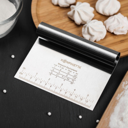 Изображение Шпатель кондитерский с размерной линейкой, 15×11,5 см