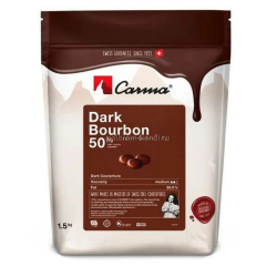 Изображение Темный шоколад "Carma" Dark Bourbon 50%, 250 гр