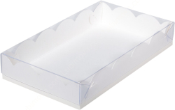 Коробка для печенья и пряников 200*120*35 мм (белая) Изображение Коробка для печенья и пряников 200*120*35 мм (белая)