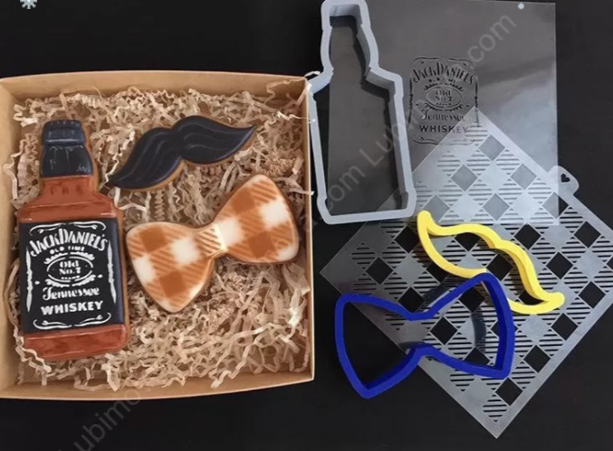 Изображение Вырубка "Бабочка к рубашке", 9 см