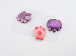 Формы пластиковая Поросячье трио Изображение Формы пластиковая Поросячье трио