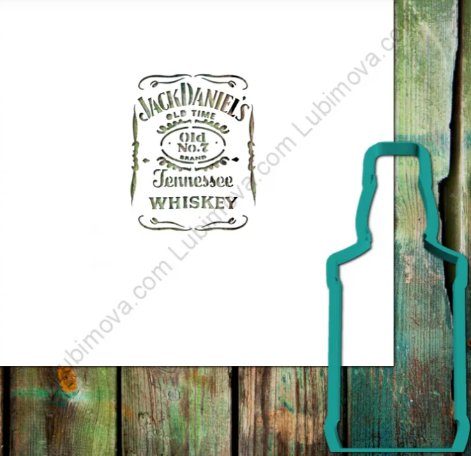 Изображение Вырубка+трафарет «Виски. Jack Daniels»