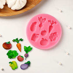 Молд «Овощной микс», d=8 см Изображение Молд «Овощной микс», d=8 см