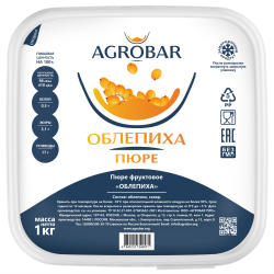 Изображение Пюре Облепихи свежемороженое Агробар, 1 кг