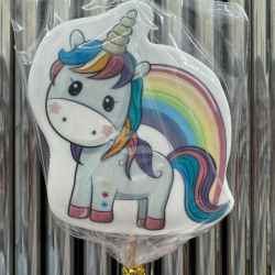 Изображение Пряник Единорог с радугой