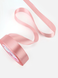 Изображение Лента атласная, 20 мм, 23±1 м, грязно-розовая