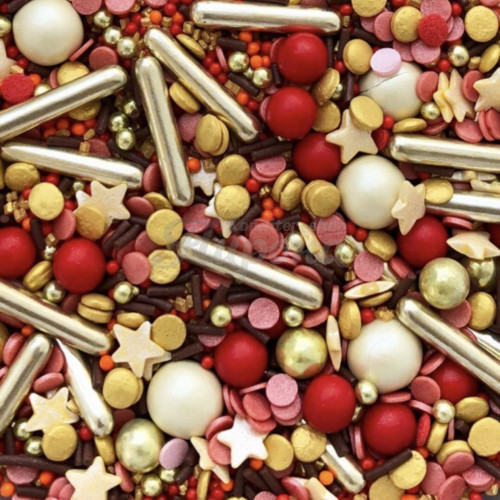 Посыпка MIXIE "Красный бархат", 50 гр Изображение Посыпка MIXIE "Красный бархат", 50 гр