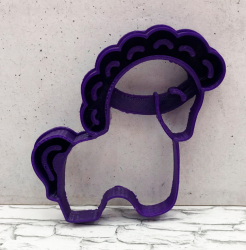 Изображение Вырубка Лошадка с гривой, 10 см ТМ Лавка Кондитера