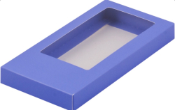 Изображение Коробка для шоколадной плитки лавандовая, 160*80*17 мм