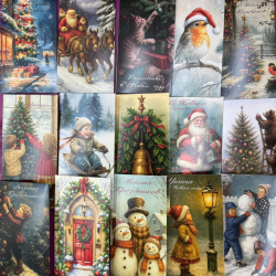 Изображение Конверт для денег Новогодний в ассортименте